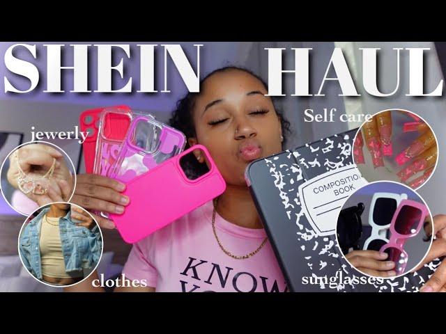 HUGE SHEIN SUMMER HAUL | jewerly, sunglasses, shoes, phone cases, clothes