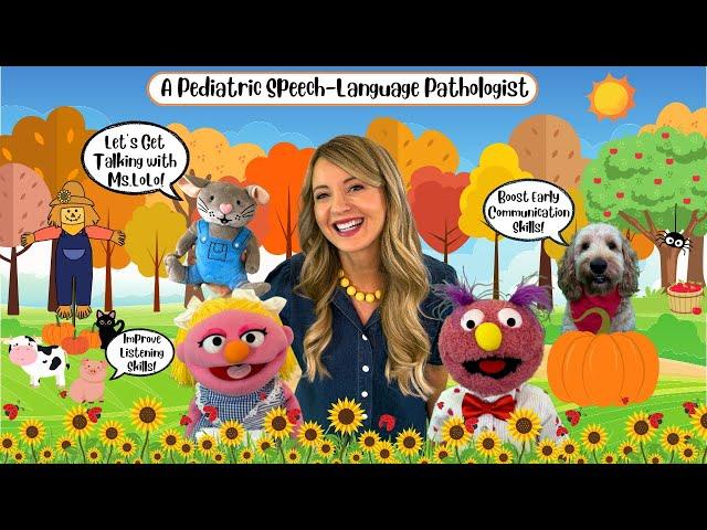 Learn To Talk with Ms LoLo| Toddler Learning Video | Fall & Halloween | First Words, Songs, & More!