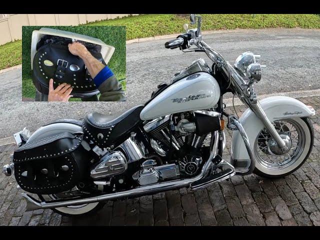 Fixing the Harley's saddle bags