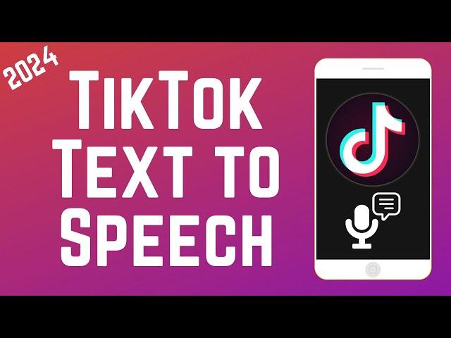 How to Use Text to Speech on TikTok - 2 Ways! 2024