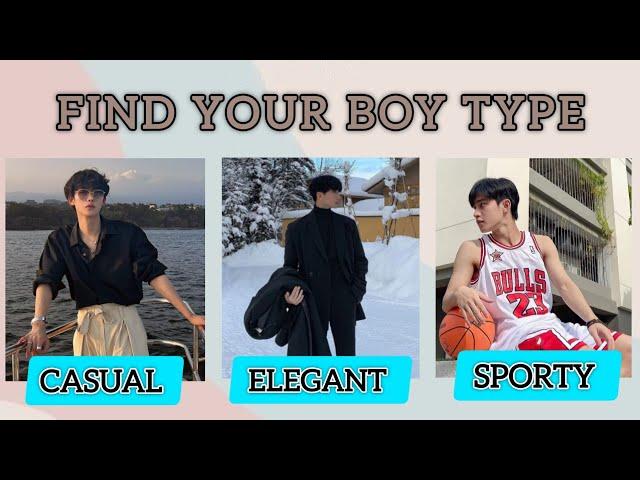 Find your boy type 🫧 #boytype #aesthetic #quiz #funquiz