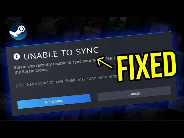 How to Fix Steam Cloud Sync Error (EASY Method for 2024)