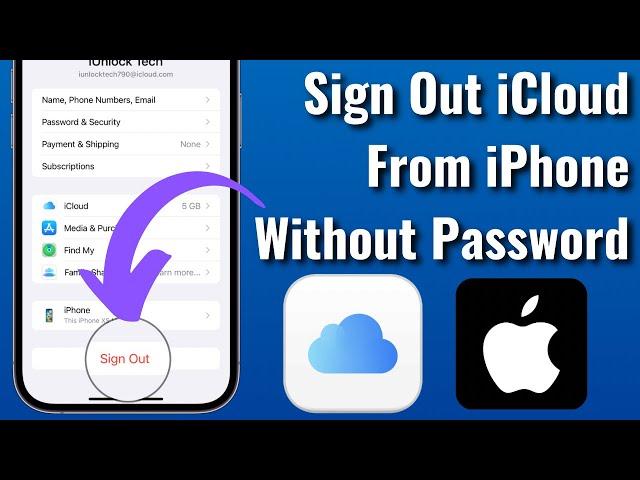 How To Sign Out Apple ID On iPhone Without Password | Remove iCloud Without Password