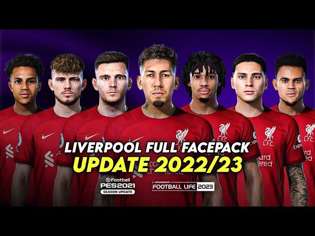 LIVERPOOL FULL FACEPACK 2022/23 | SIDER ONLY | EFOOTBALL PES 2021 & SMOKE PATCH FOOTBALL LIFE 2023