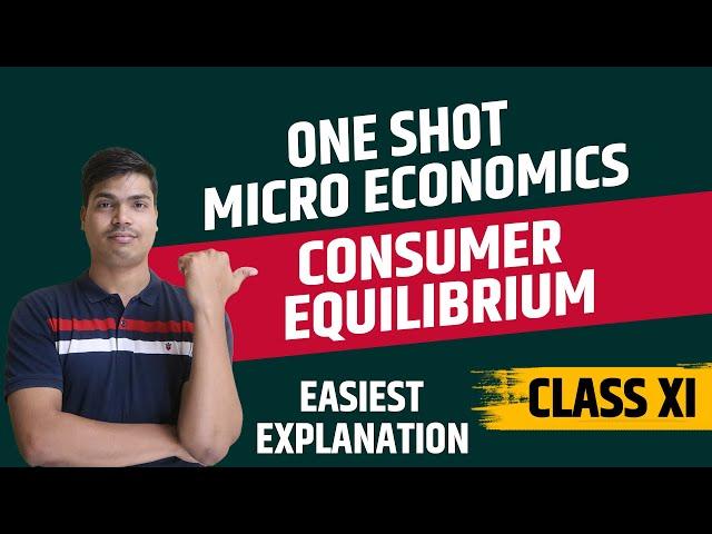 Consumer equilibrium. ONE SHOT Utility and Indifference Curve Approach equilibrium | MICRO ECONOMICS