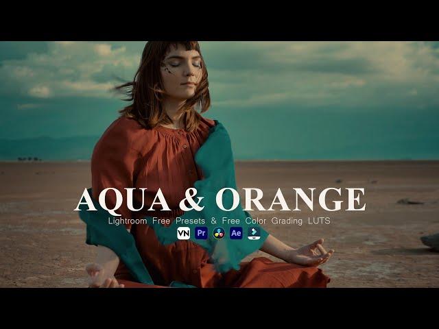 Aqua And Orange | Free Color Grading LUTS | HV Presets |