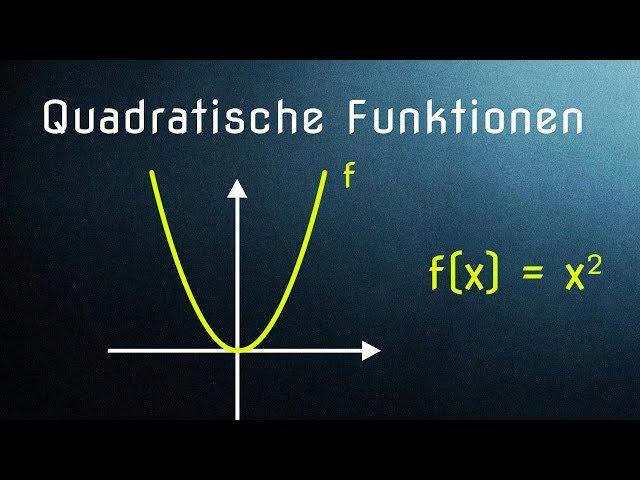 Quadratische Funktionen (3/7) - Allgemeinform und Quadratische Ergänzung