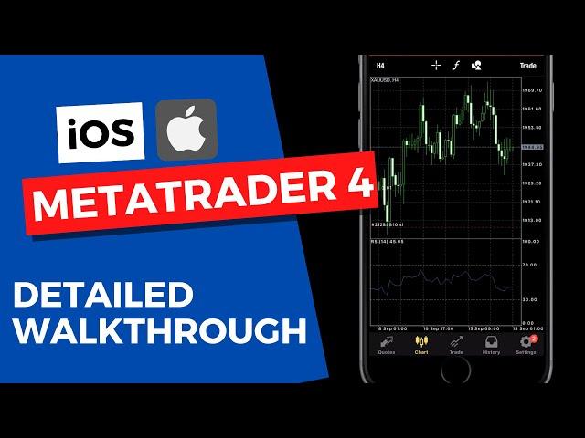 How To Use MetaTrader 4 Tutorial For Beginners | Basic Forex Trading From Your iPhone | MT4 Tutorial