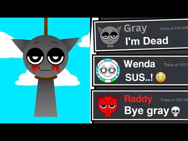 Sprunki React to Gray Died! (Incredibox Sprunki Discord Videos Compilation)