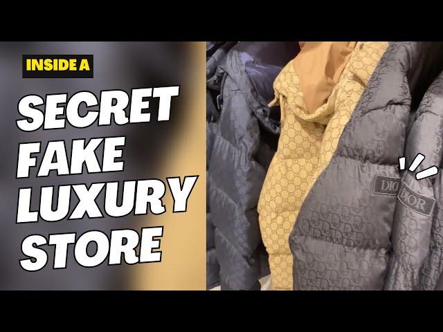 Visiting a Secret FAKE LUXURY Store and Fake Designer Market in Turkey