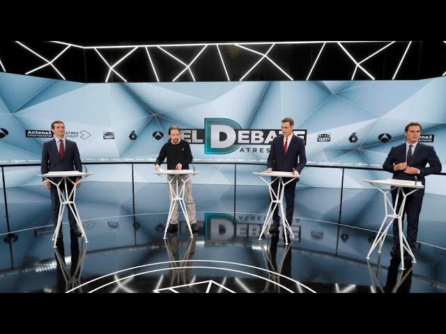 Verificamos las afirmaciones de los candidatos en el debate electoral de Atresmedia