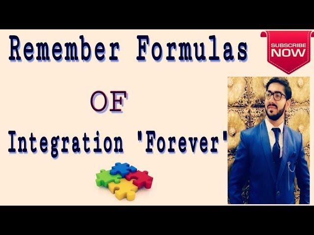 How to learn Integration Formulas | Fast and Easily |Maths Tricks!