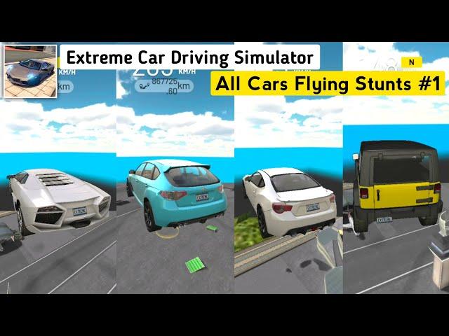 Extreme Car Driving Simulator All Cars Flying Stunt 2021 - Best Mobile Car Game