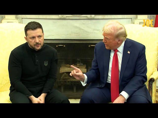 WATCH: Donald Trump gets into furious row with Zelenskyy in front of journalists