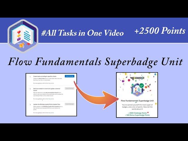 Flow fundamentals superbadge unit | Salesforce answers| Trailhead