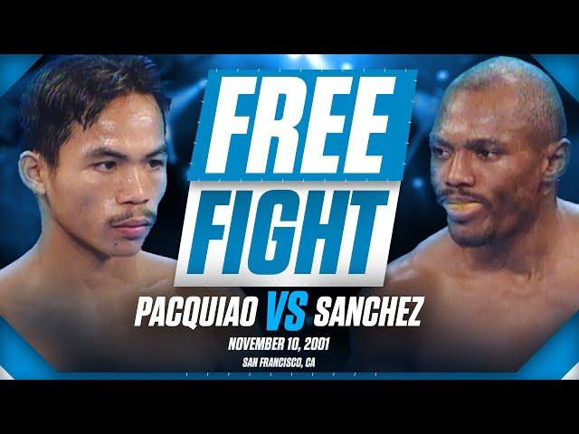 Manny Pacquiao's Top Rank Debut Against Agapito Sanchez | NOVEMBER 10, 2001