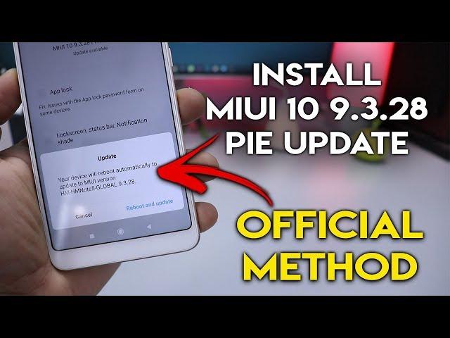 Install MIUI 10 9.3.28 Android Pie on Redmi Note 5 Pro | OFFICIAL WAY | Hindi