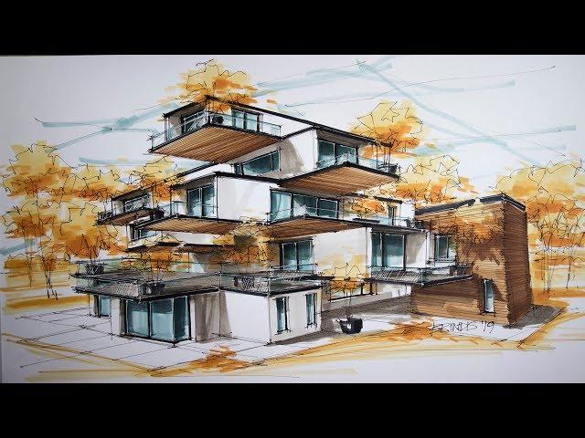 architecture sketch house 10