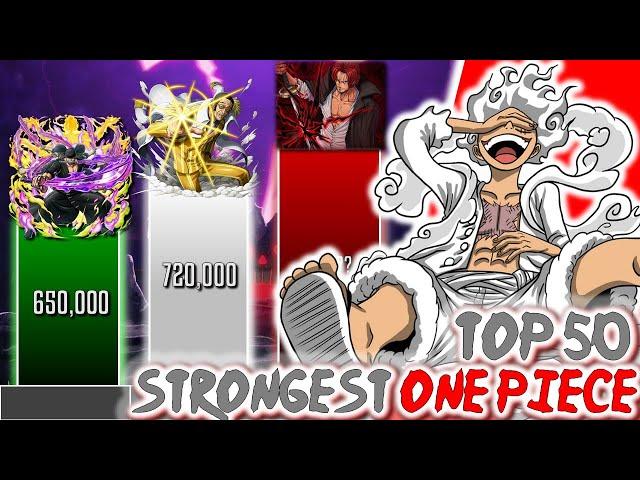 Top 50 STRONGEST ONE PIECE CHARACTERS | One Piece POWER LEVELS | BrilaScale