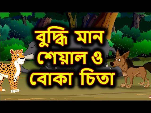 বুদ্ধি মান শেয়াল ও বোকা চিতা  | Bangla Cartoon | Moral Story for Kids | Maha Cartoon TV Bangla