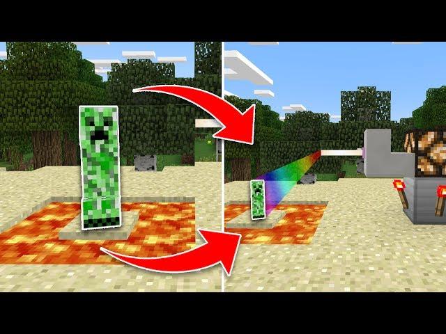 How to Build a SHRINK RAY MACHINE in Minecraft Pocket Edition