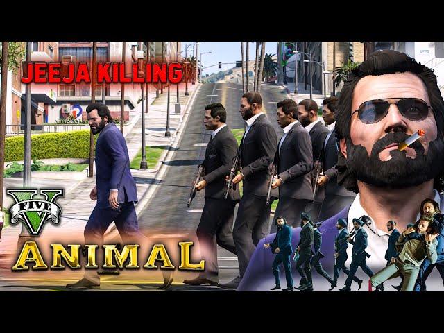 JIJA KILLING & RANGE ROVER ENTRY SCENE RECREATION || ANIMAL X GTA 5 || XeLRant