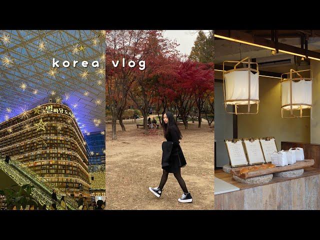 [korea vlog] autumn in seoul  exploring seongsu, shopping in hongdae, what i eat in korea