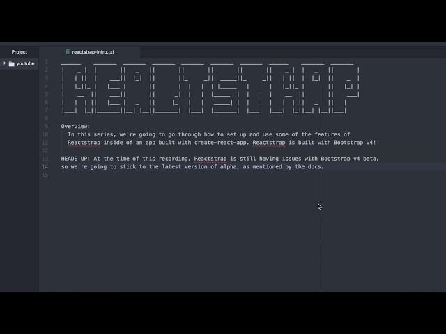 Reactstrap - 01 - Overview