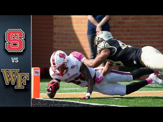 NC State vs Wake Forest Football Highlight (2015)