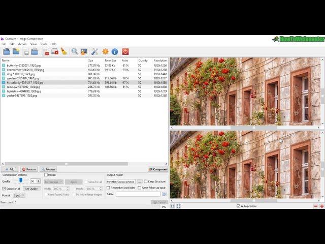 Free Bulk Image Compressor Tool - Bulk Photo Resize - Caesium App Tutorial Review