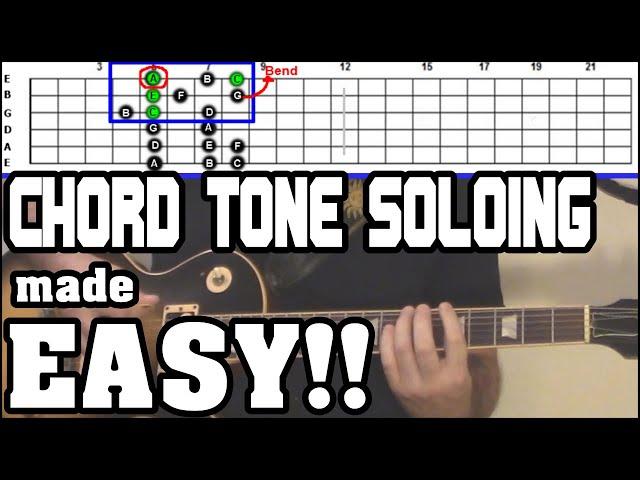 Chord Tone Soloing is EASY - 3 Reasons Why!