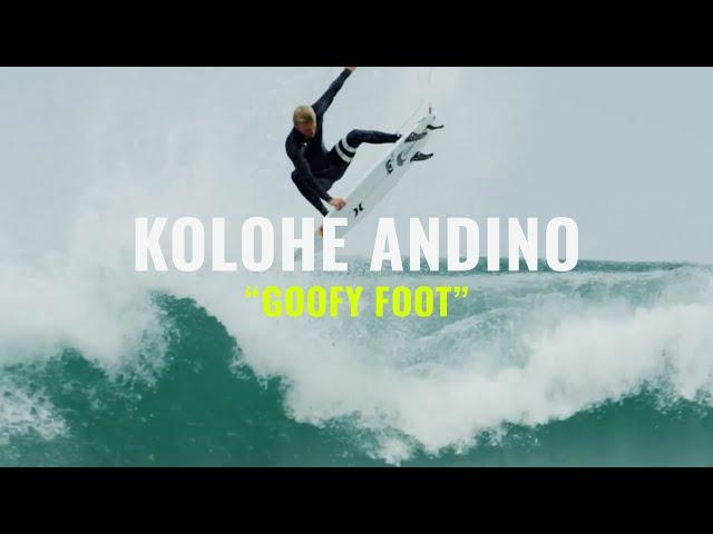 Kolohe Andino as a Goofy Foot