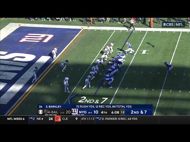 Giants vs. Ravens INSANE ENDING! Come Back from 10-Point 4th Quarter Deficit!