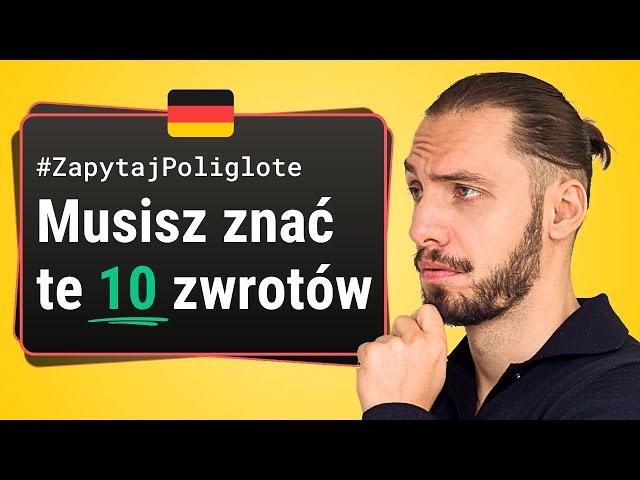 10 niemieckich zdań, które musisz znać aby rozmawiać na luzie #zapytajpoliglote  de odc. 218