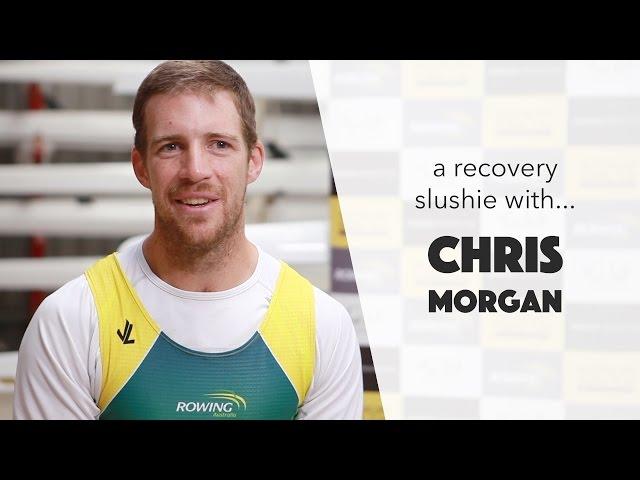 A recovery slushie with... Chris Morgan