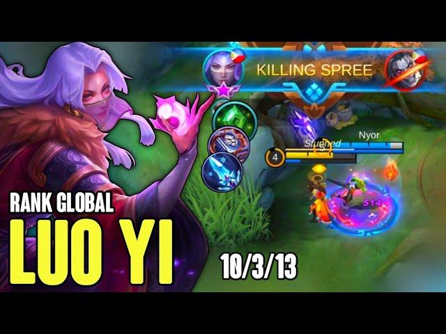 Luo Yi Best Build 2021 | Top Global Luo Yi Gameplay | Mobile Legends