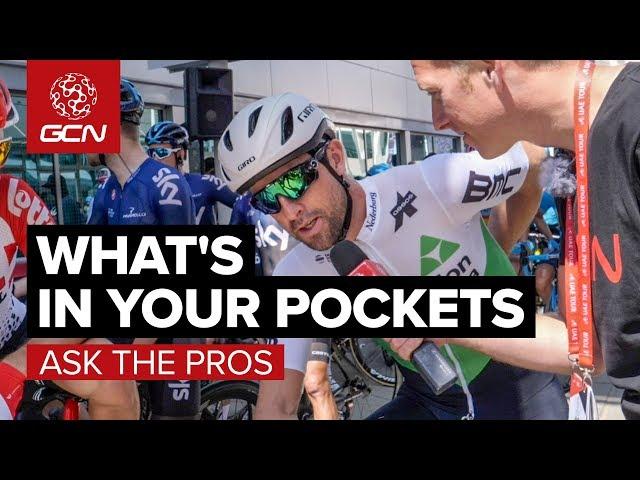 What's In Your Jersey Pockets For A Race? | GCN Ask The Pros