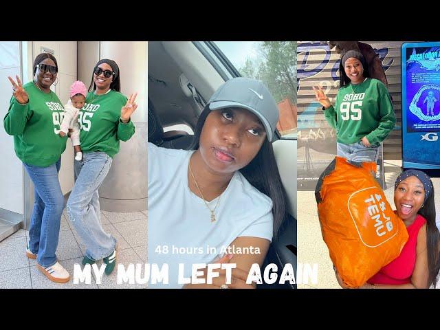 I wish My Mum can Stay with Me Forever; Visited The Atlanta Aquarium ; TEMU HAUL