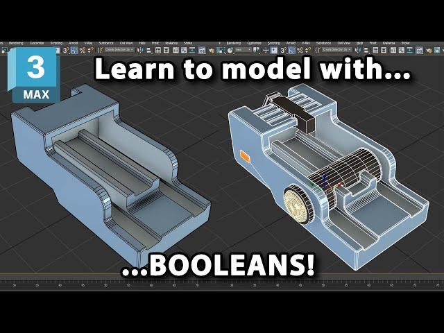 Intro to Boolean Modeling in 3ds Max