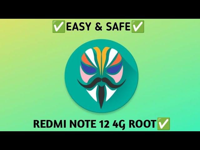 EASY ROOT REDMI NOTE 12 4G TAPAS,TOPAZ NO BOOTLOOP! #recommended