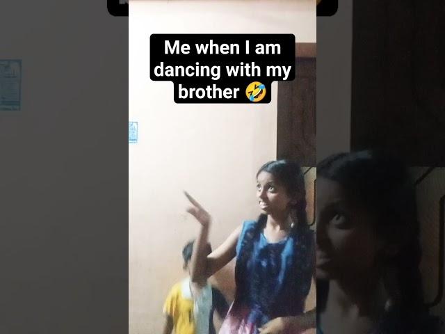 me when I am dancing with my brother #comedy #tamil #vinmugil channel