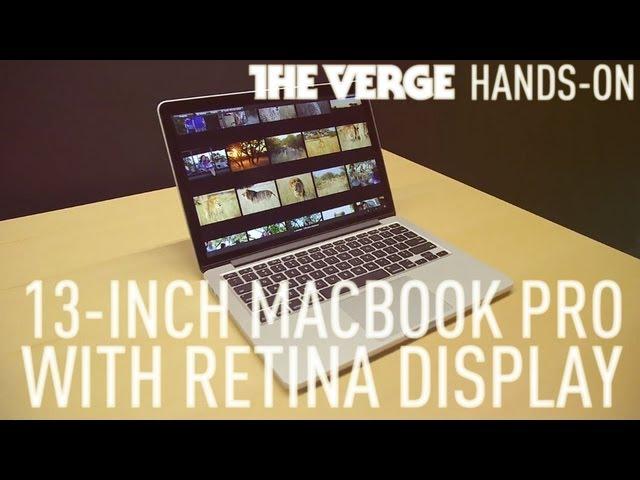 13-inch MacBook Pro with Retina display hands-on demo