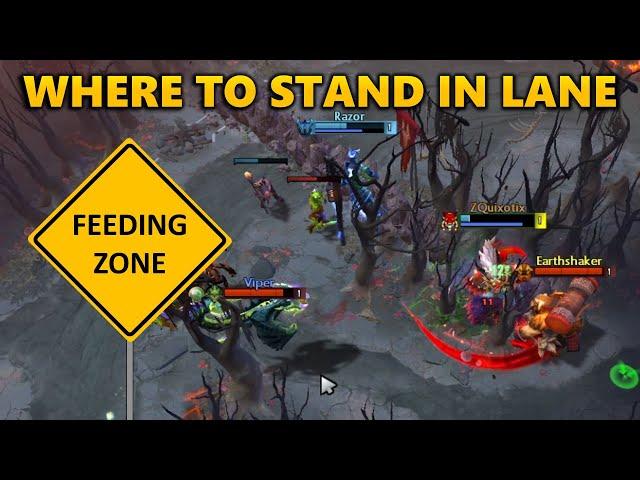 Lane positioning explained | Dota 2 Guide