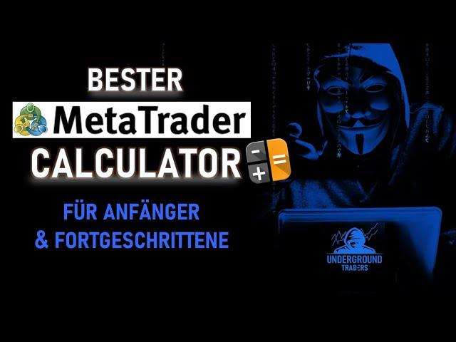 SUPER-CALCULATOR für MT4 & MT5 | Lotsize automatisch berechnen [MetaTrader]