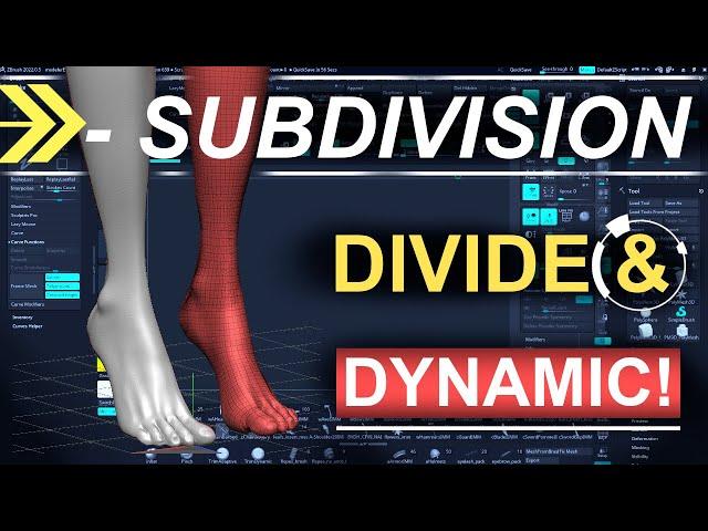 ZBrush - Subdivision Levels (In 2 MINUTES!!)