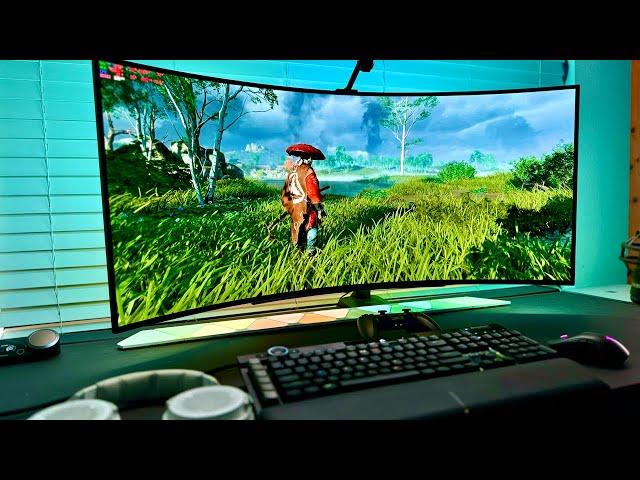 Ghost of Tsushima Feels Like a NEW Game on the 2024 LG 45” UltraWide OLED | LG 45GS96QB Gameplay