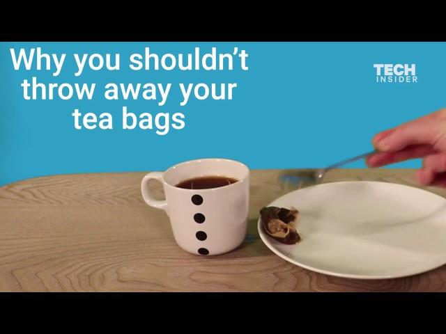 Why you should never throw your teabags away