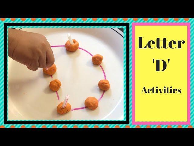 Letter D Activities for Toddlers & Preschoolers| Alphabet Learning Activities for 1-3 yr old kids