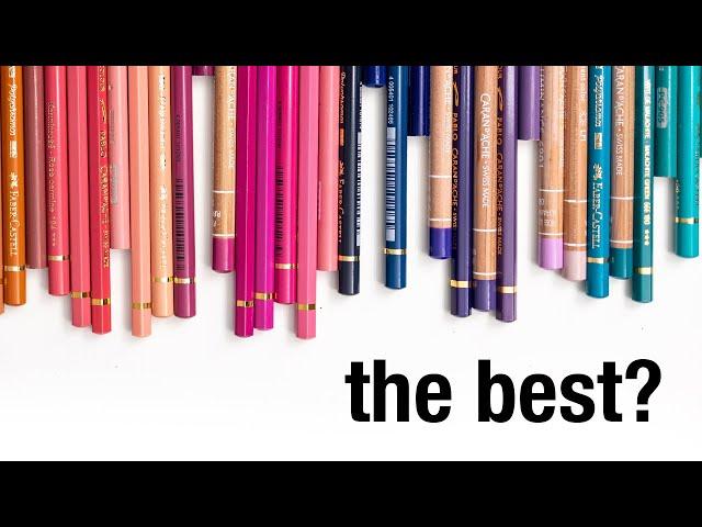 Battle of the BEST Colored Pencils! Faber-Castell vs Prismacolor vs Caran d'Ache