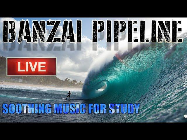 4k - SLEEP WITH SURFING AND SOOTHING BACKGROUND MUSIC! ALL NIGHT STREAM!